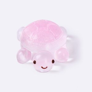 Glitter Clear-pink Turtle Taba Squishy
