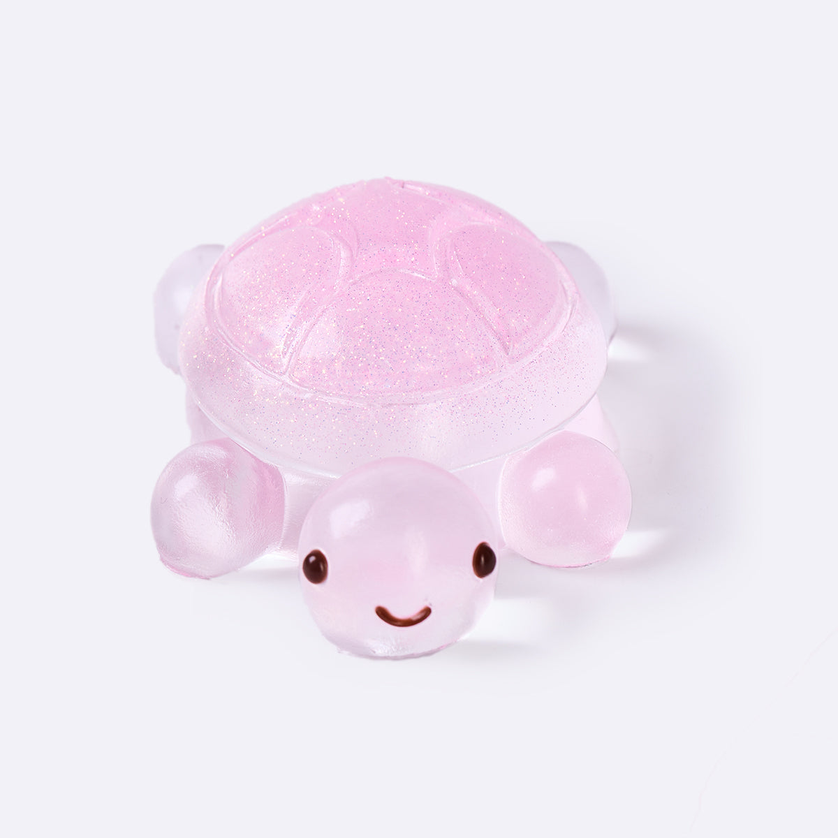 Glitter Clear-pink Turtle Taba Squishy