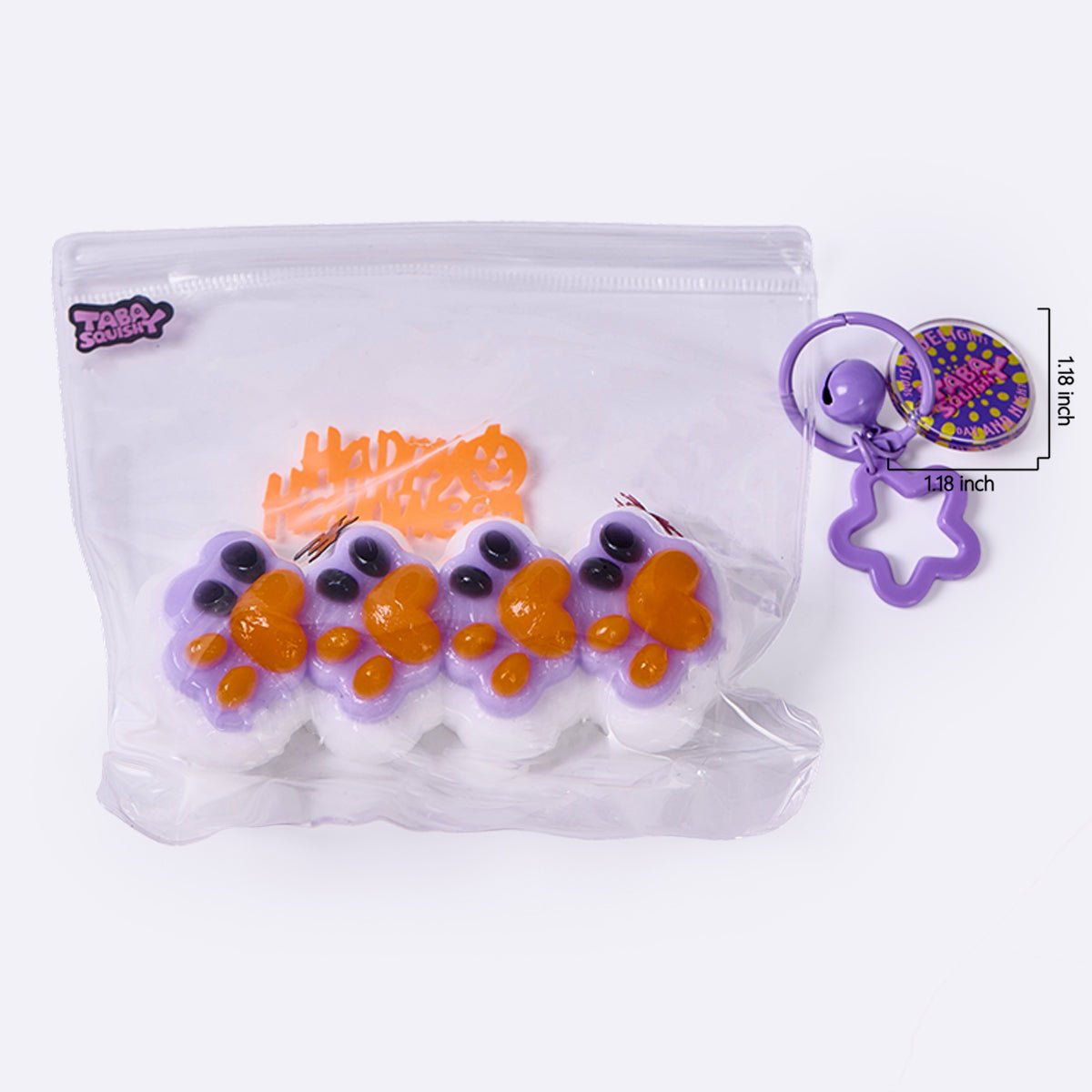Quadruple Halloween Paw Taba Squishy - Image 7