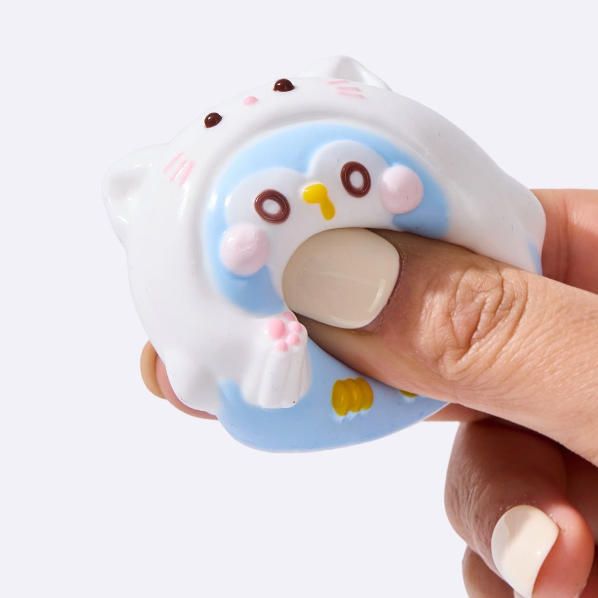 Cute Penguin with Kitten Hat - Image 2