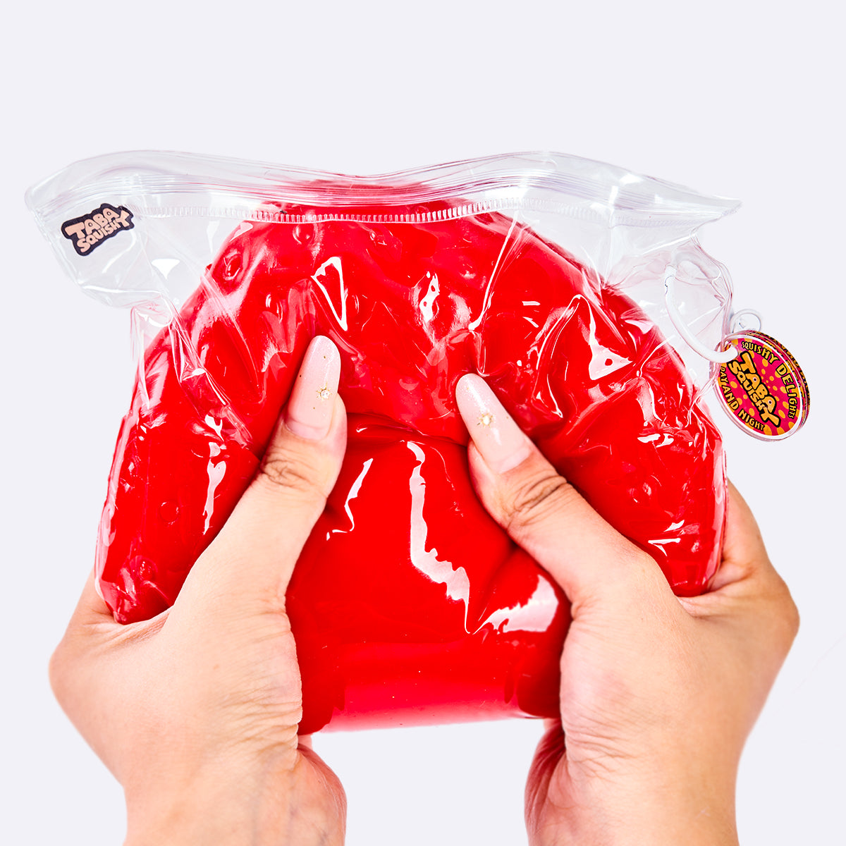 Jumbo Red Strawberry Taba Squishy - Image 5