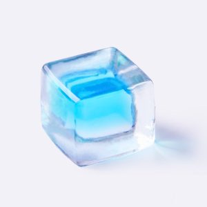 Nested Cyan Ice Cube Taba Squishy