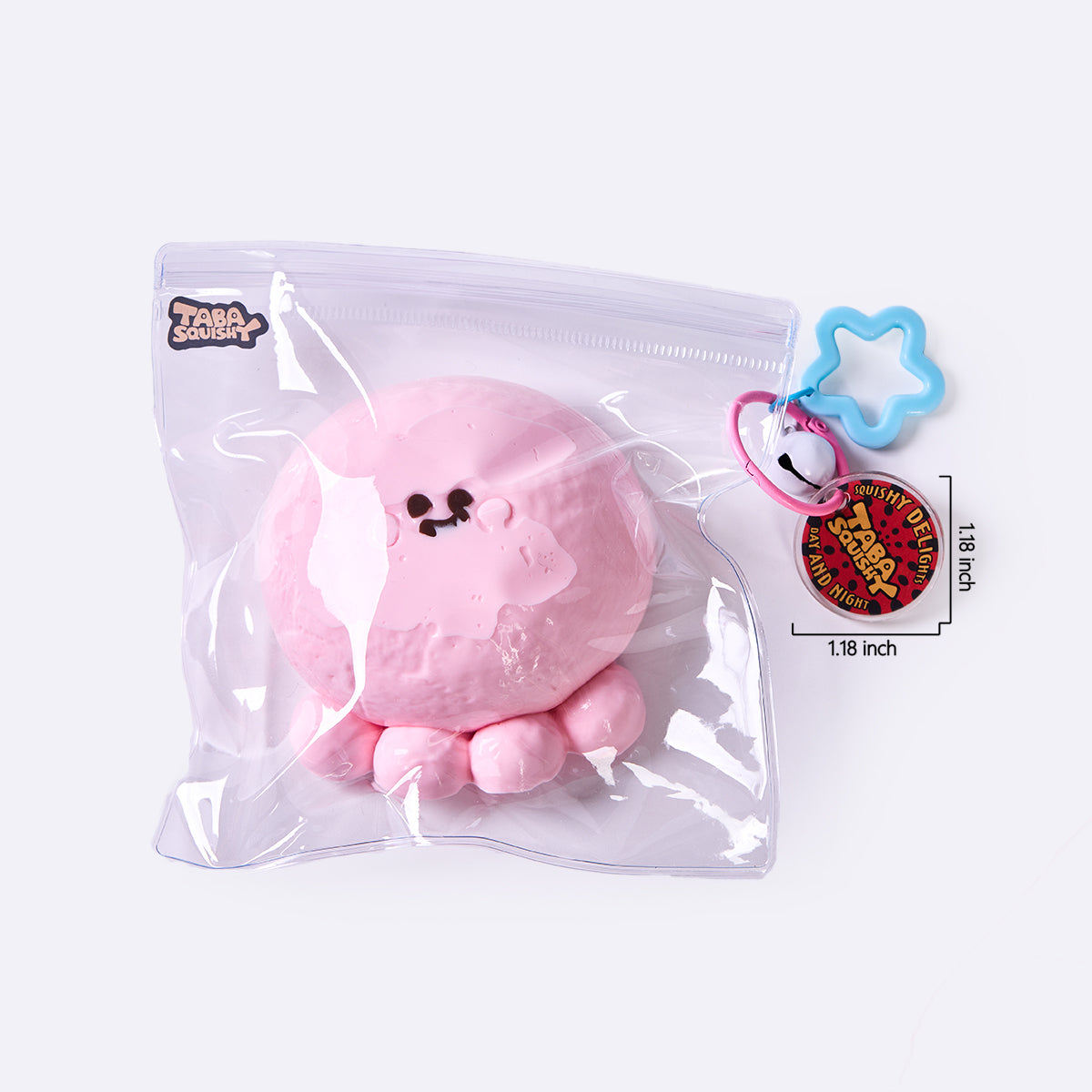 Pink Octopus Taba Squishy - Image 6