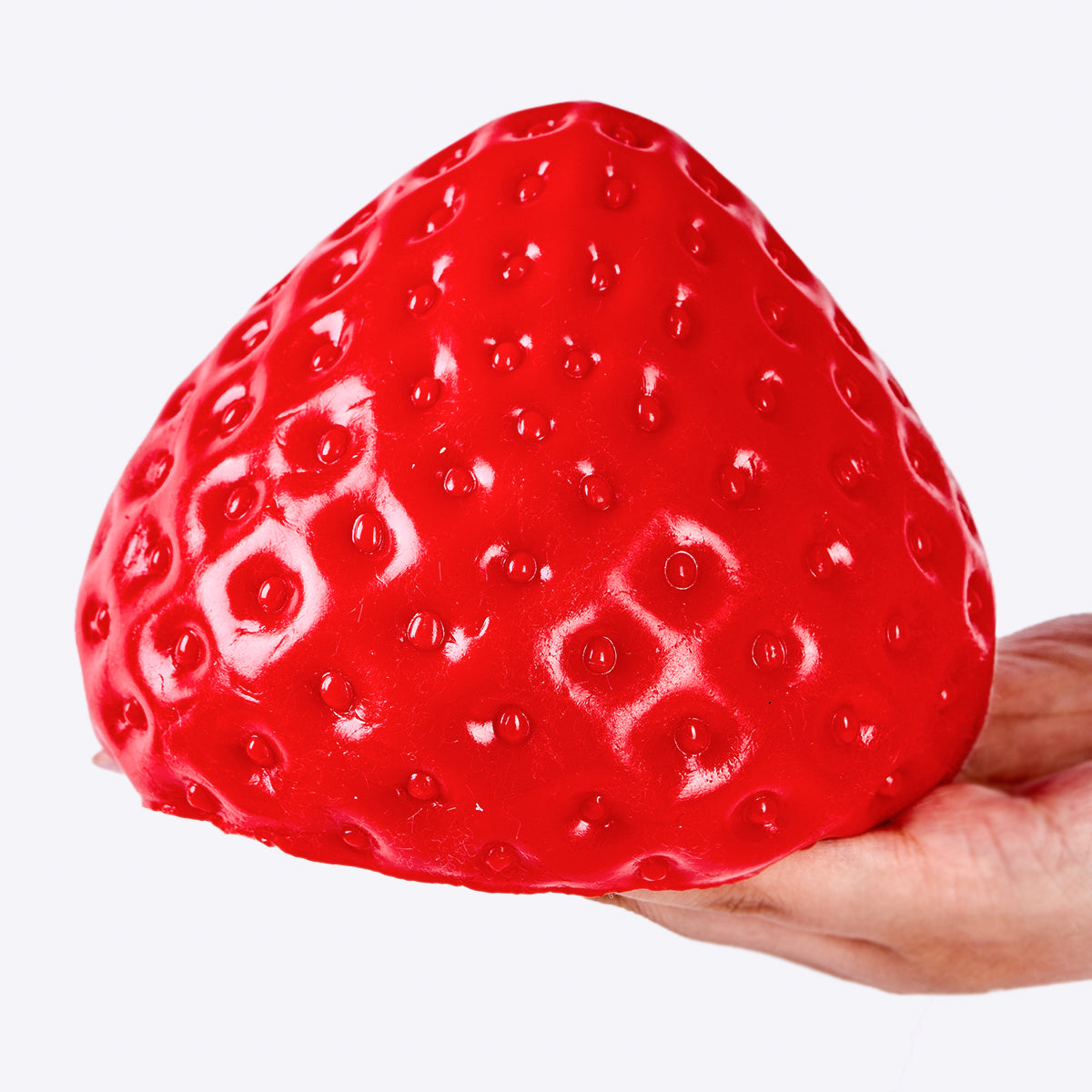 Jumbo Red Strawberry Taba Squishy - Image 4