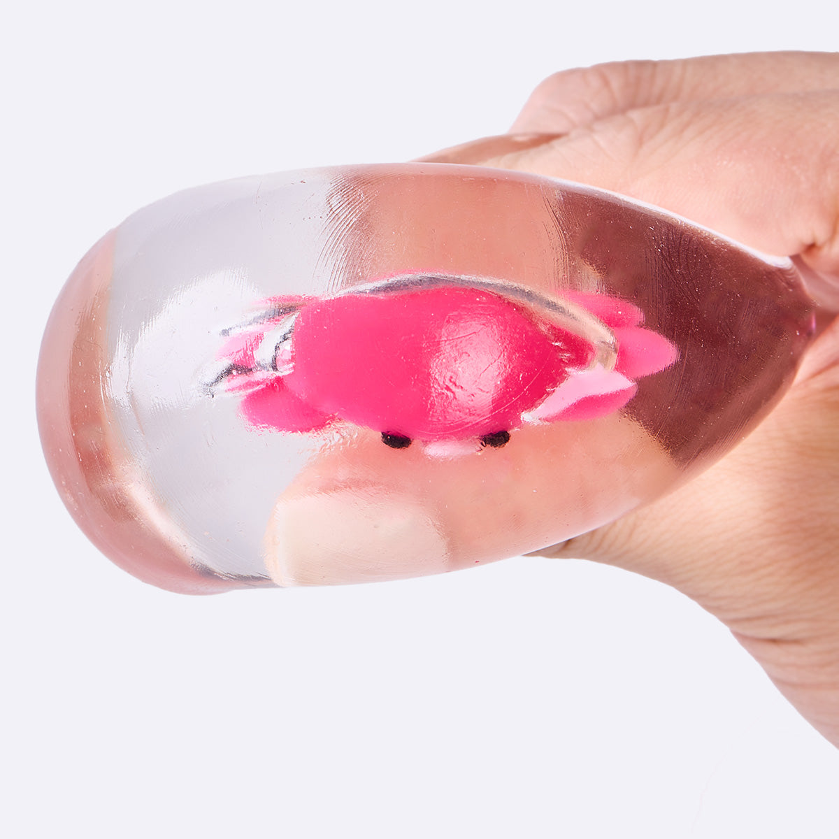 Nested Crystal Pink Octopus Taba Squishy - Image 2