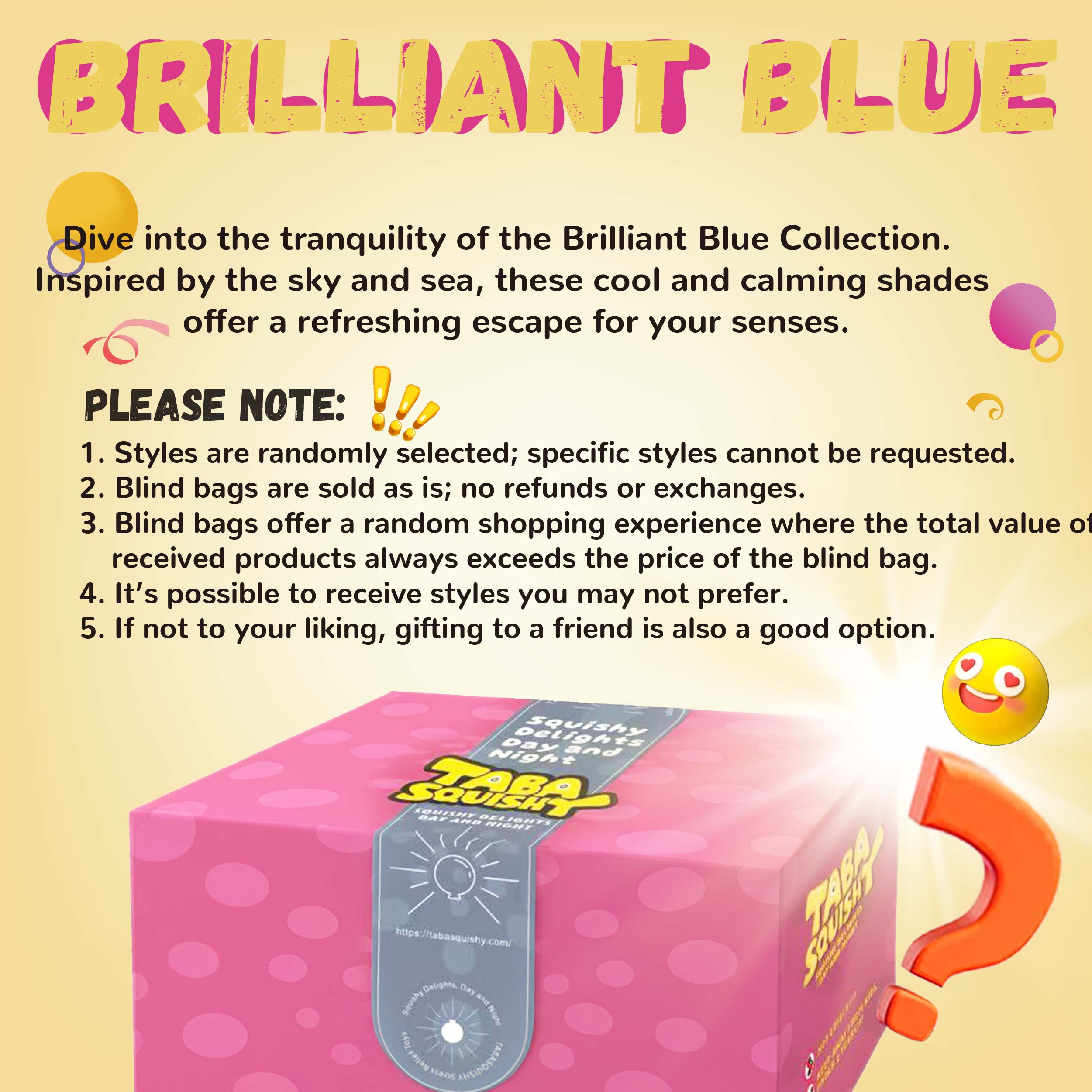 Blue Series Blind Bag Taba Squishy - Image 2