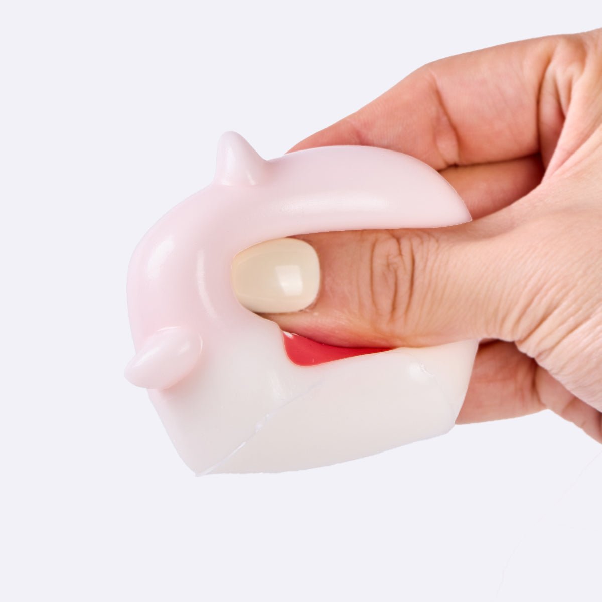 Pink Shark Cube Taba Squishy - Image 3