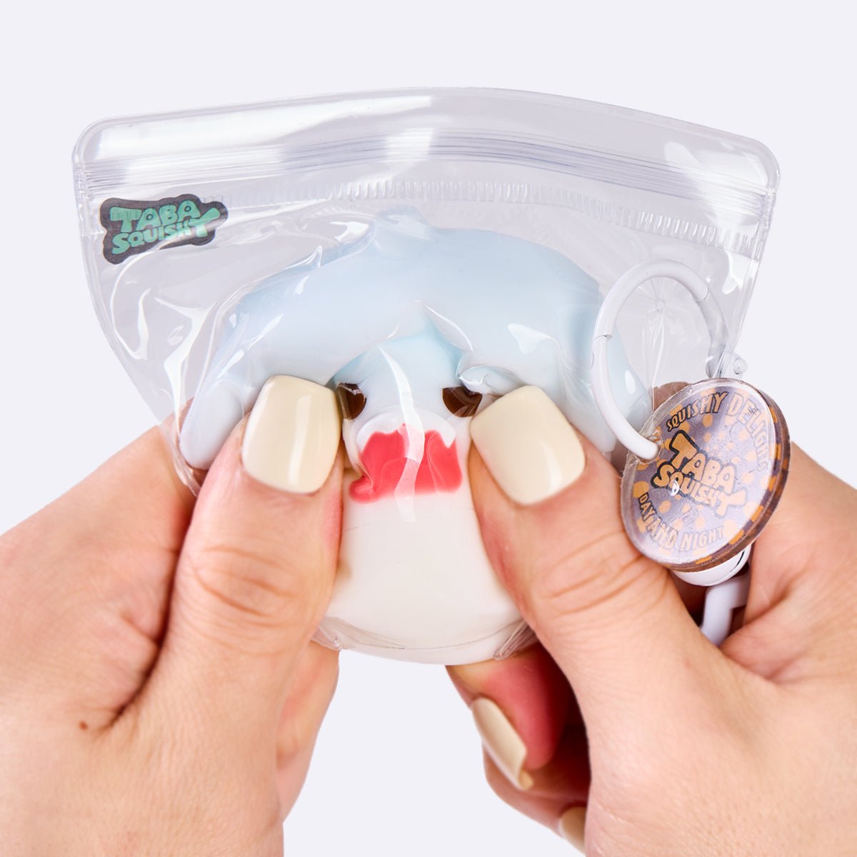 Light Blue Shark Cube Taba Squishy - Image 5