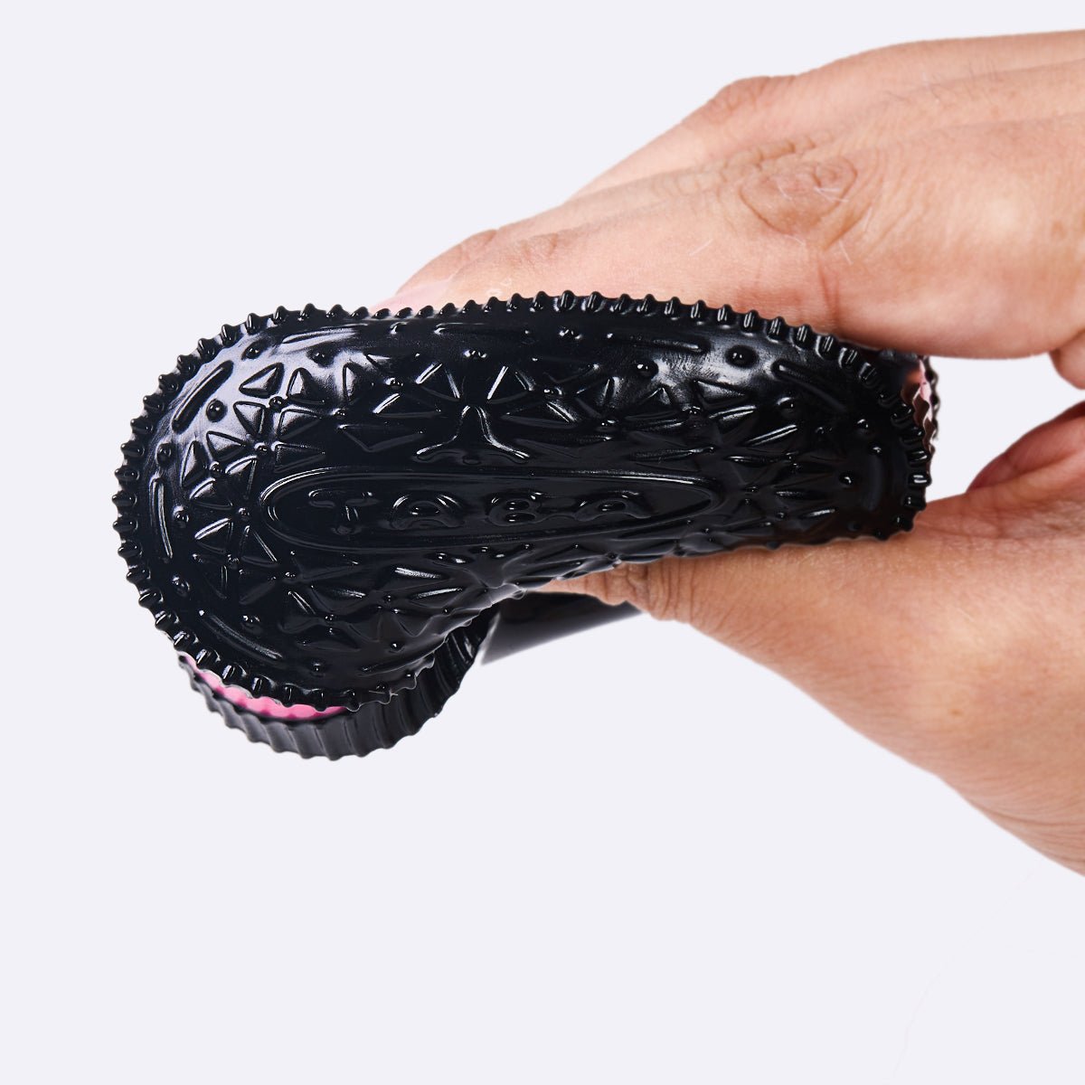 60g Black-fuchsia Sandwich Cookie Taba Squishy - Image 2