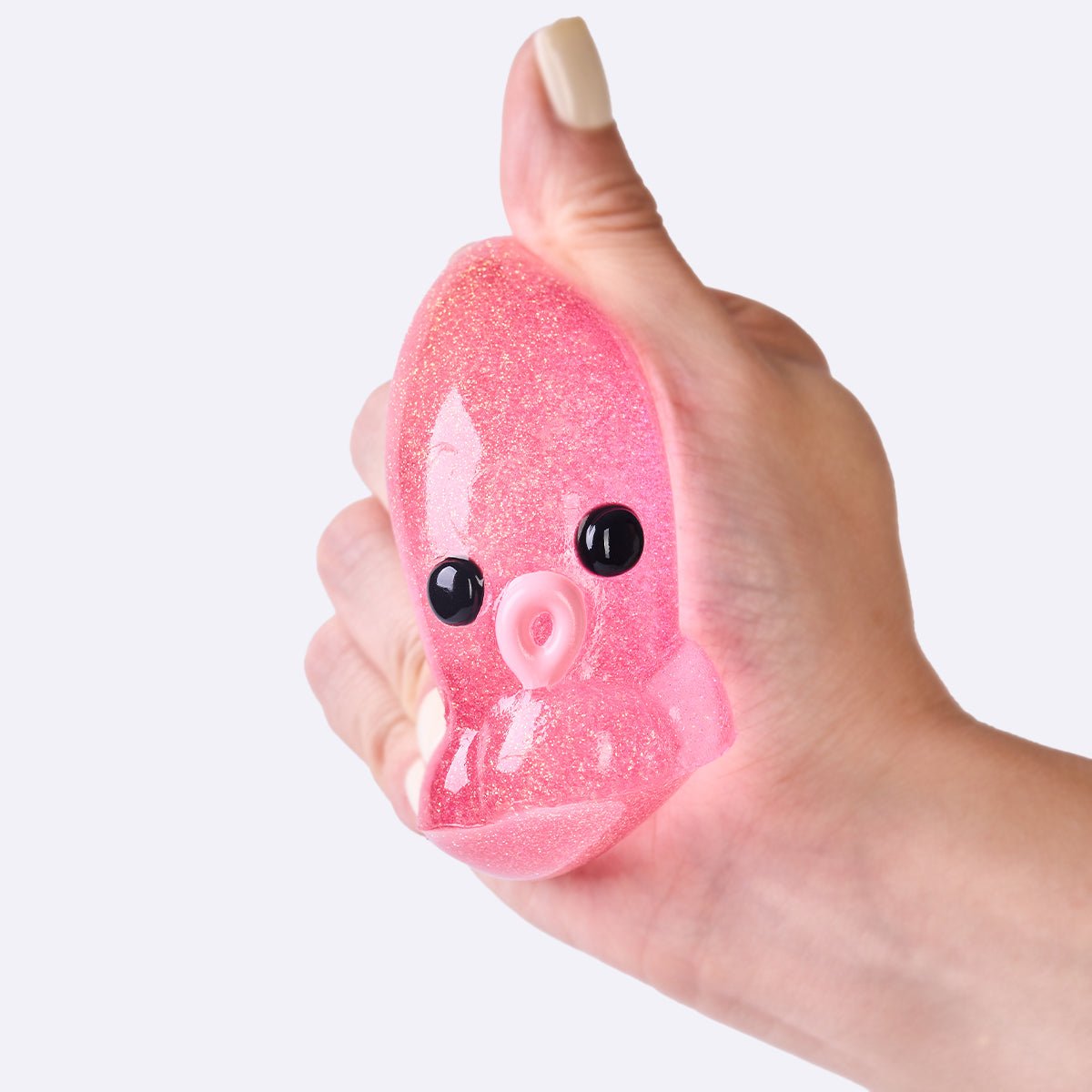 Glitter Pink Octopus Taba Squishy - Image 2