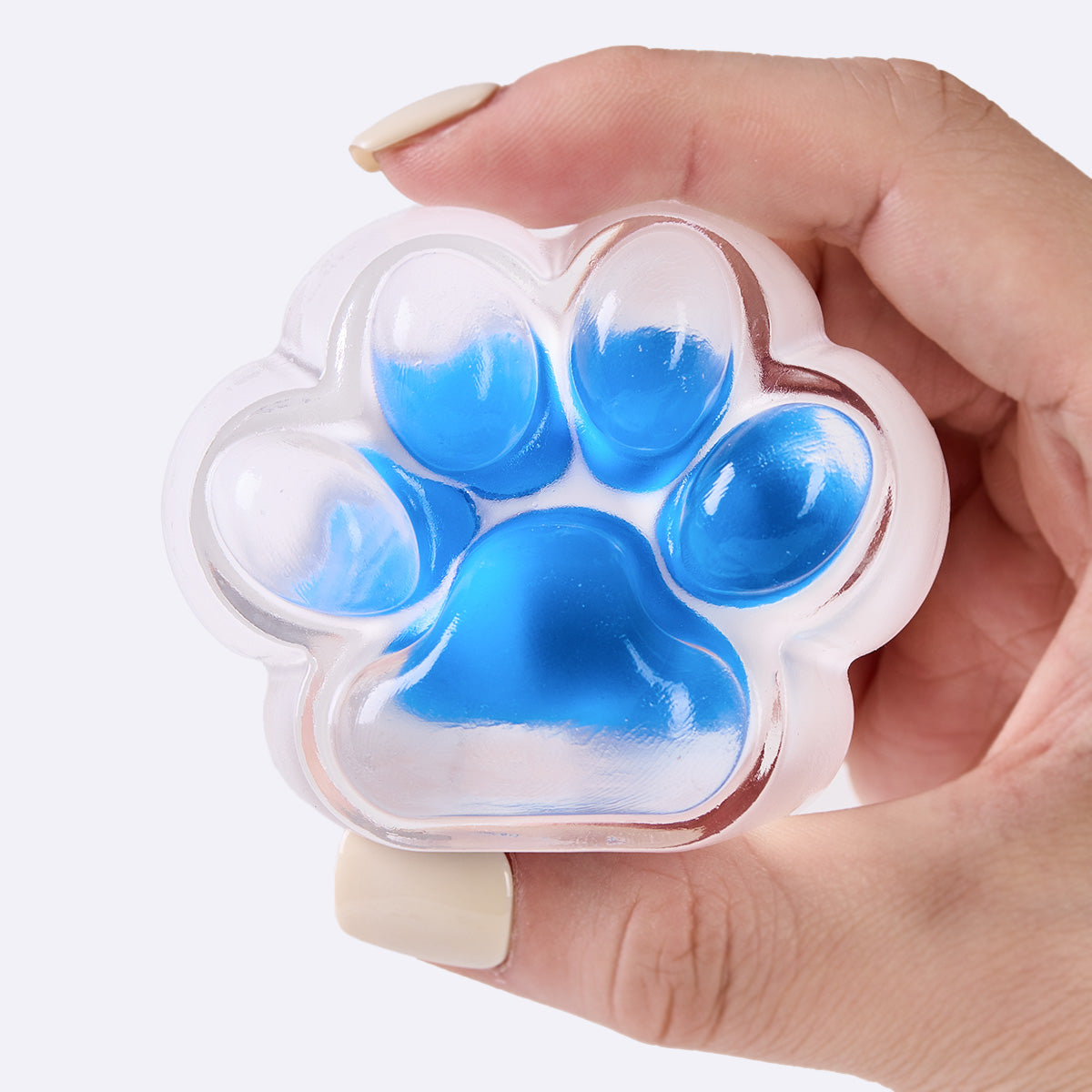 Nested Crystal-blue Paw Taba Squishy - Image 3