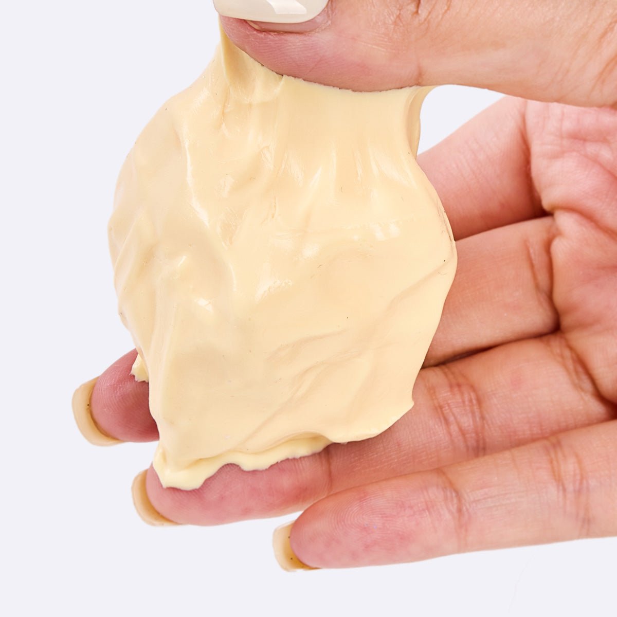 Beige Ice Cube Taba Squishy - Playdough Like - Image 3