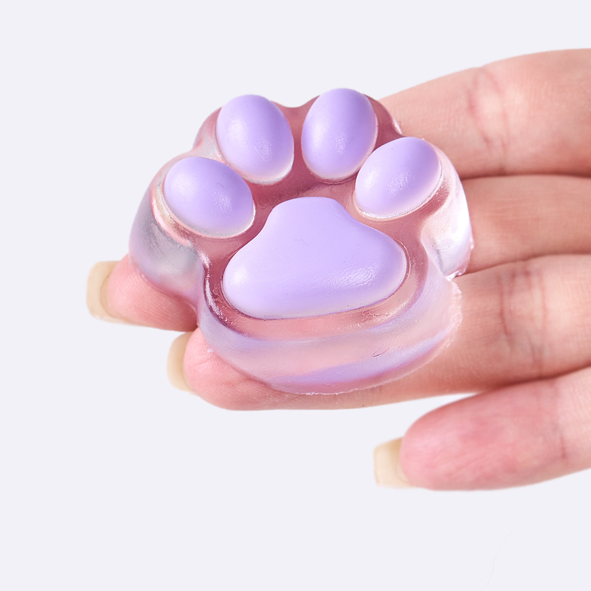45g Transparent-purple Paw Taba Squishy - Image 3