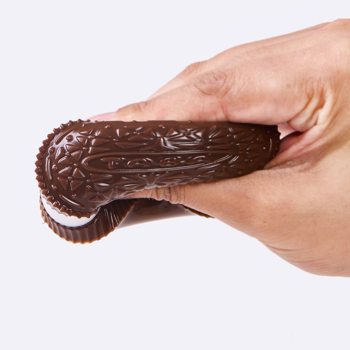 60g Choco-white Sandwich Cookie Taba Squishy - Image 2