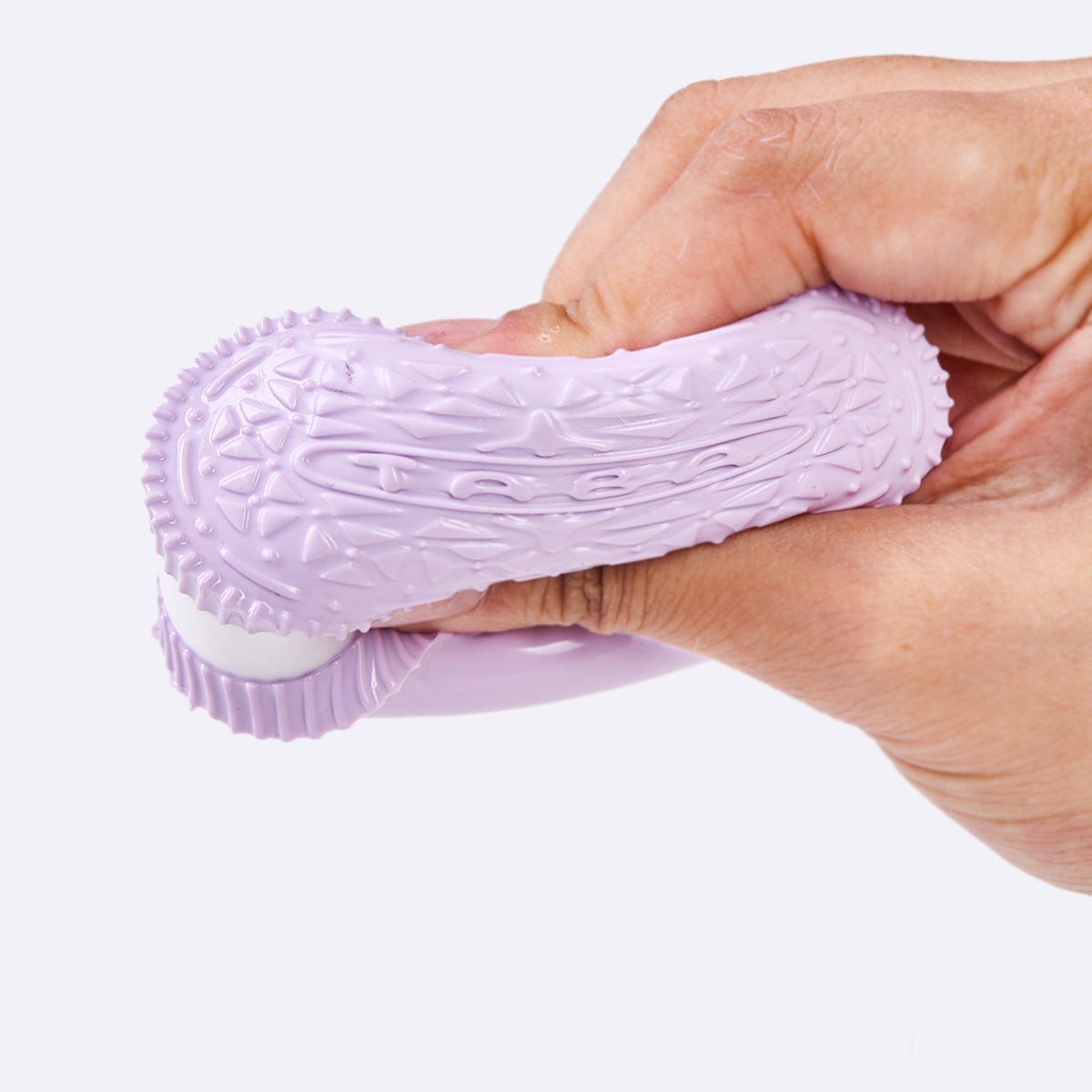 60g Purple-white Sandwich Cookie Taba Squishy - Image 2