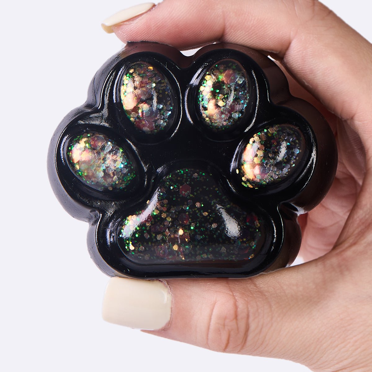 100g Black-bling Paw Taba Squishy - Image 3