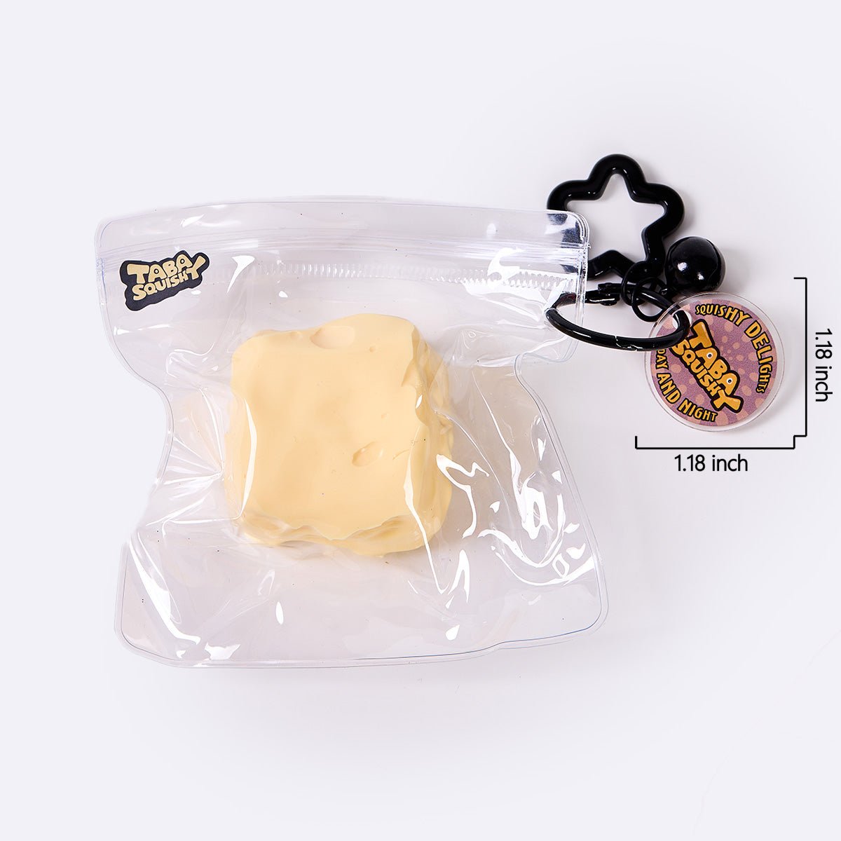 Beige Ice Cube Taba Squishy - Playdough Like - Image 6