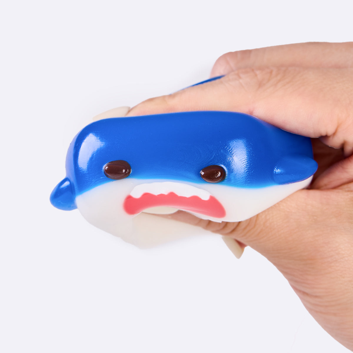 Dark Blue Shark Cube Taba Squishy - Image 2