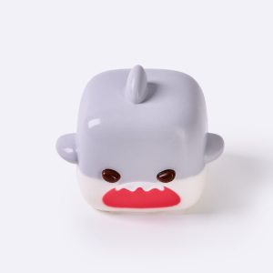 Gray Shark Cube Taba Squishy