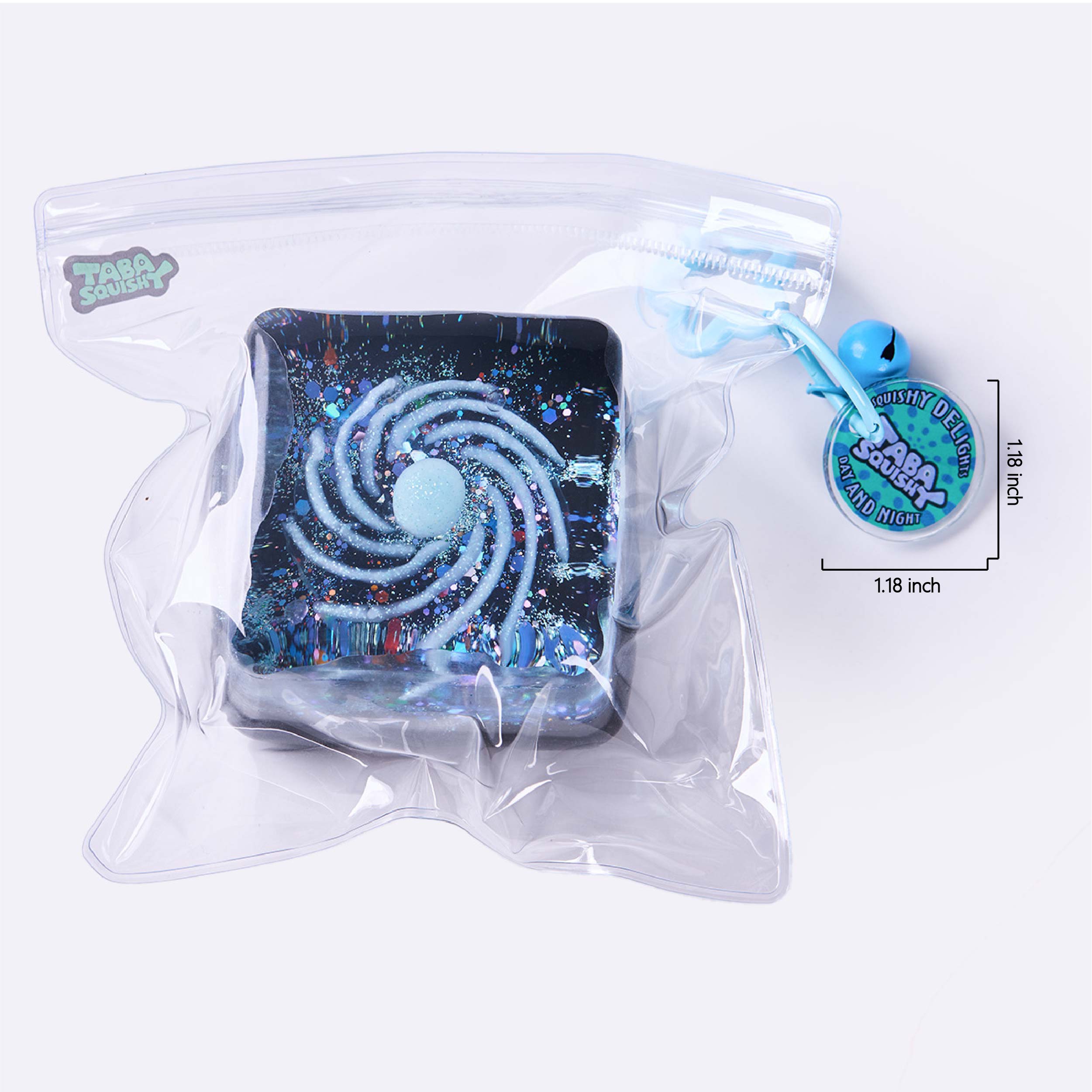 Nested Blue Space Ice Cube Taba Squishy - Image 6