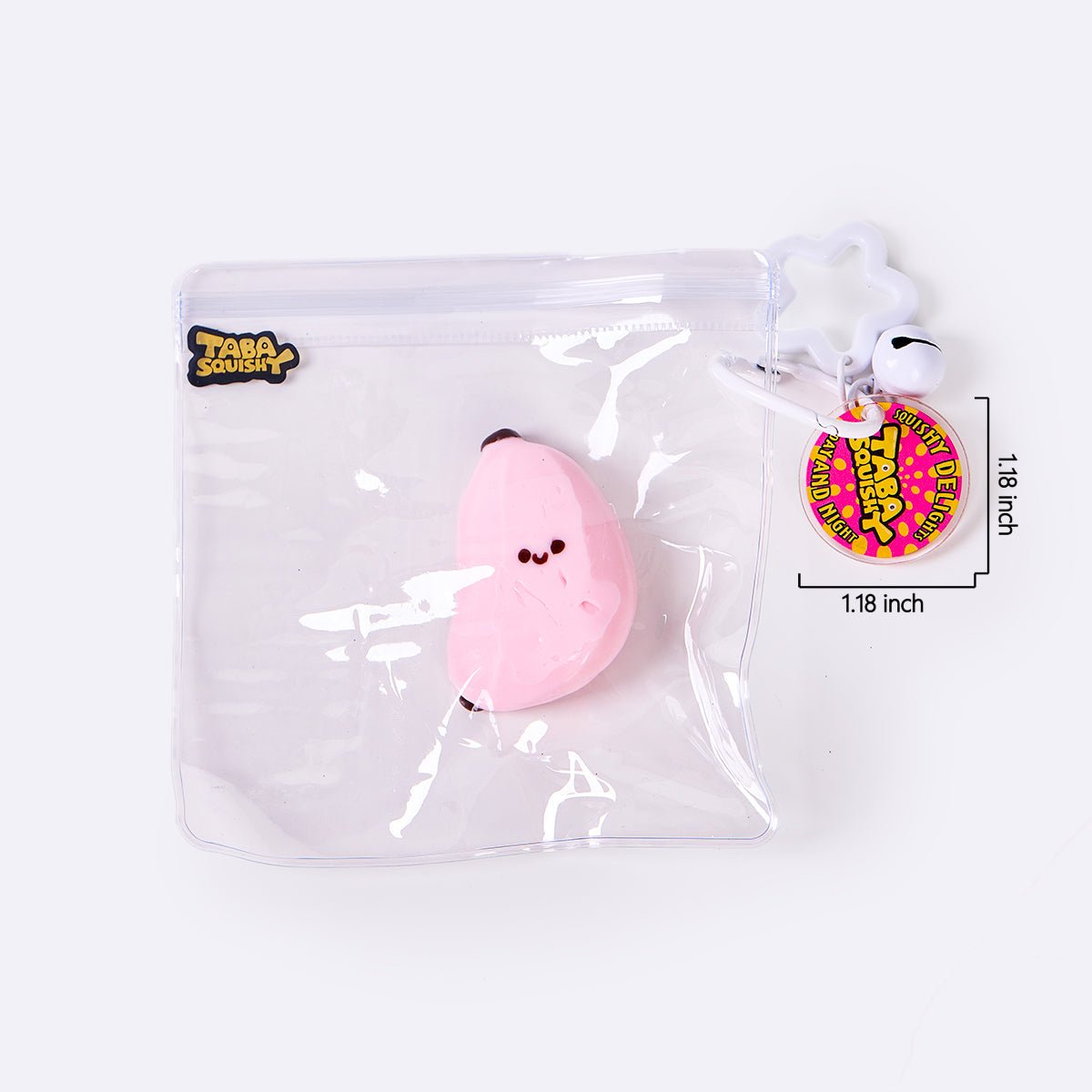 Pink Cute Banana Taba Squishy - Water Like - Image 6