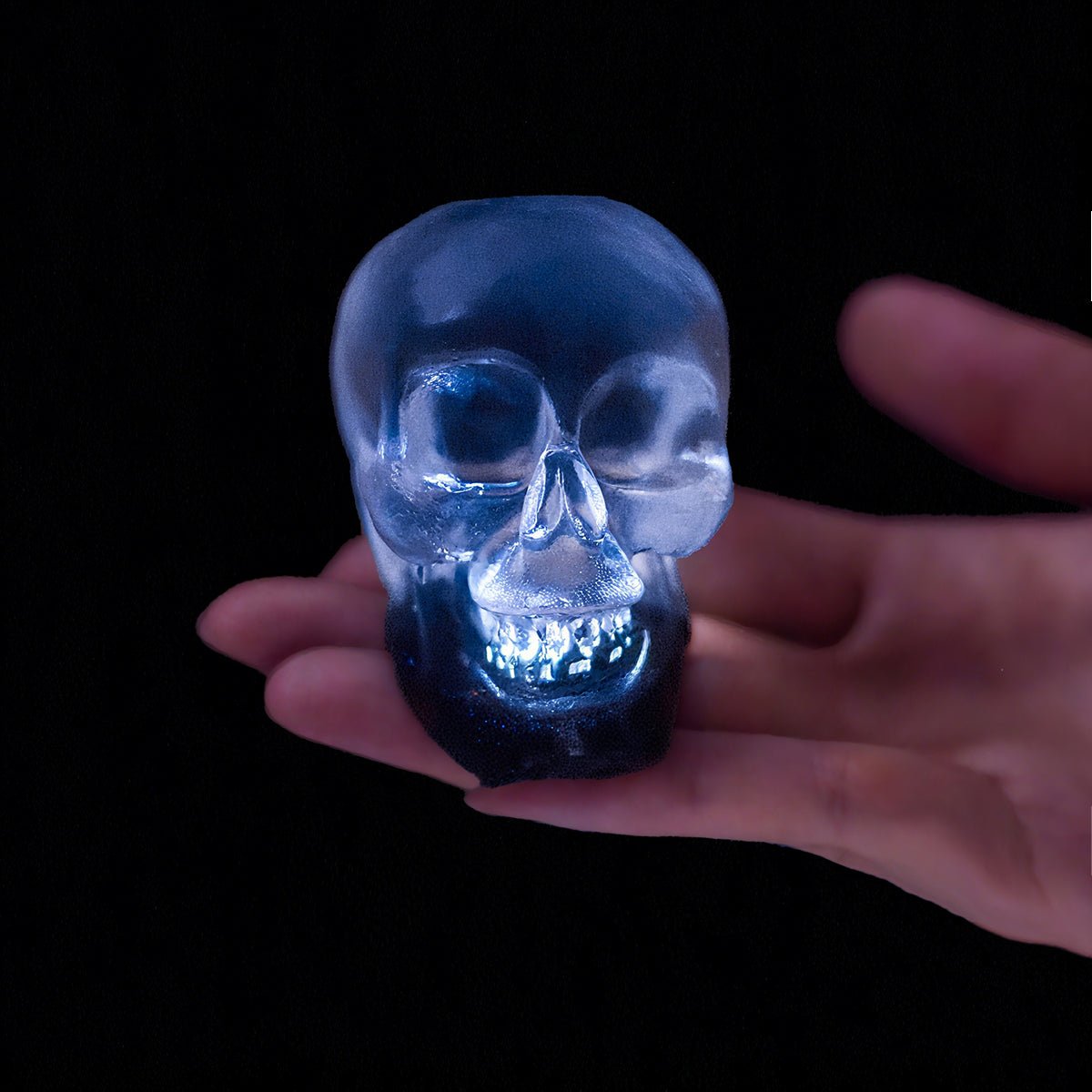 100g Clear Skull with Light Taba Squishy - Image 3