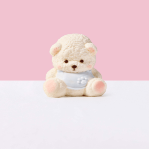 Blue Bib Bear Taba Squishy