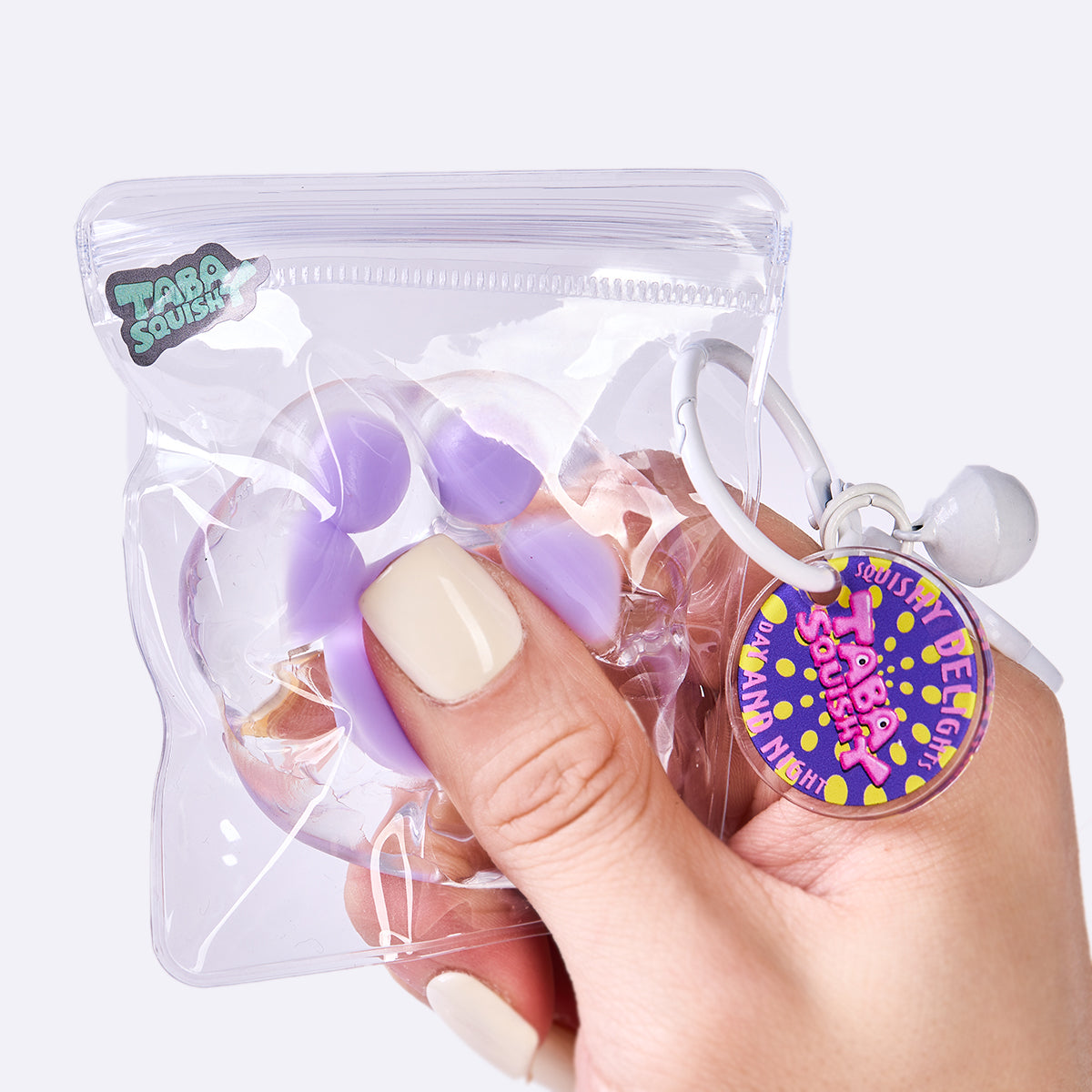 45g Transparent-purple Paw Taba Squishy - Image 5