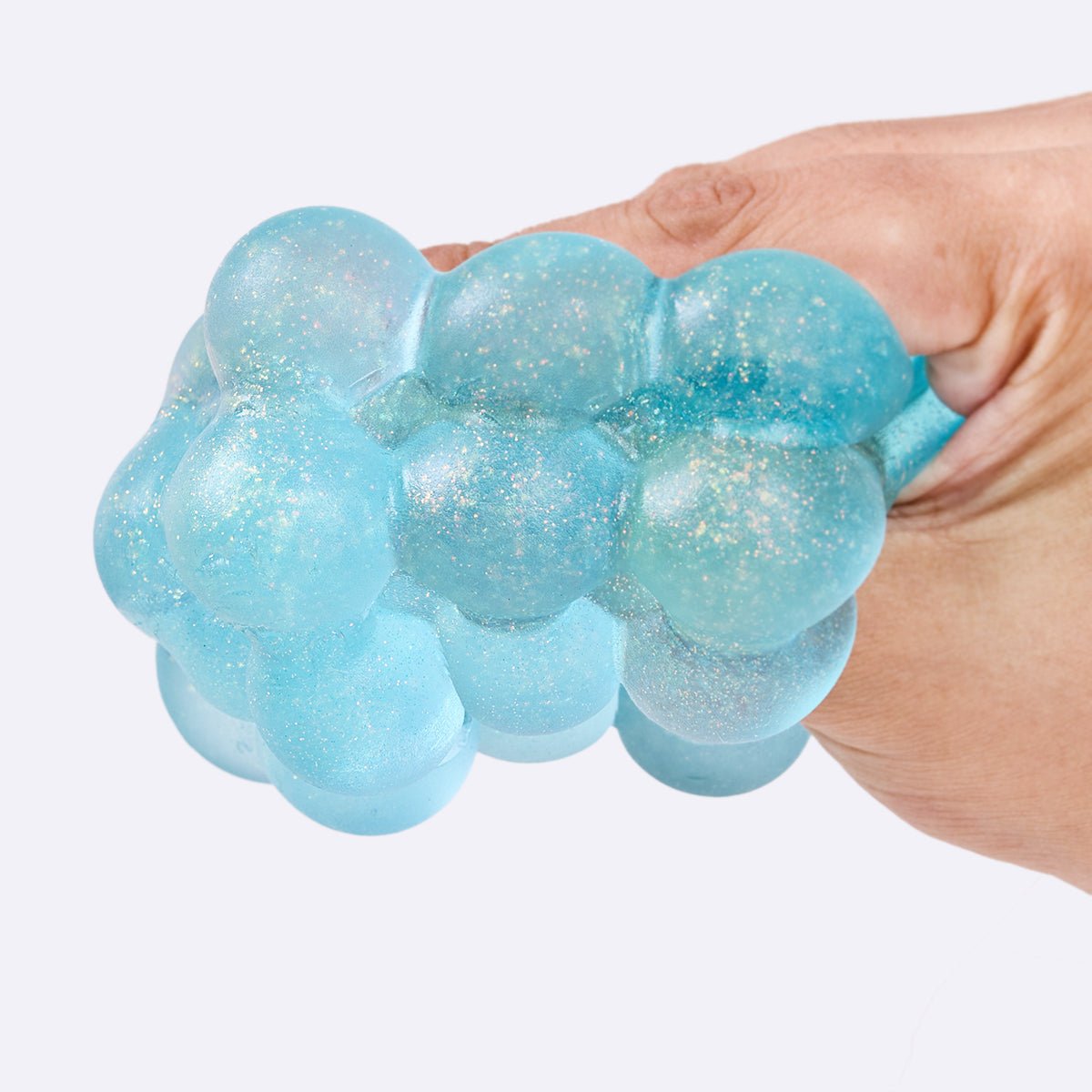 Glitter Blue Ice Cube Taba Squishy - Image 2