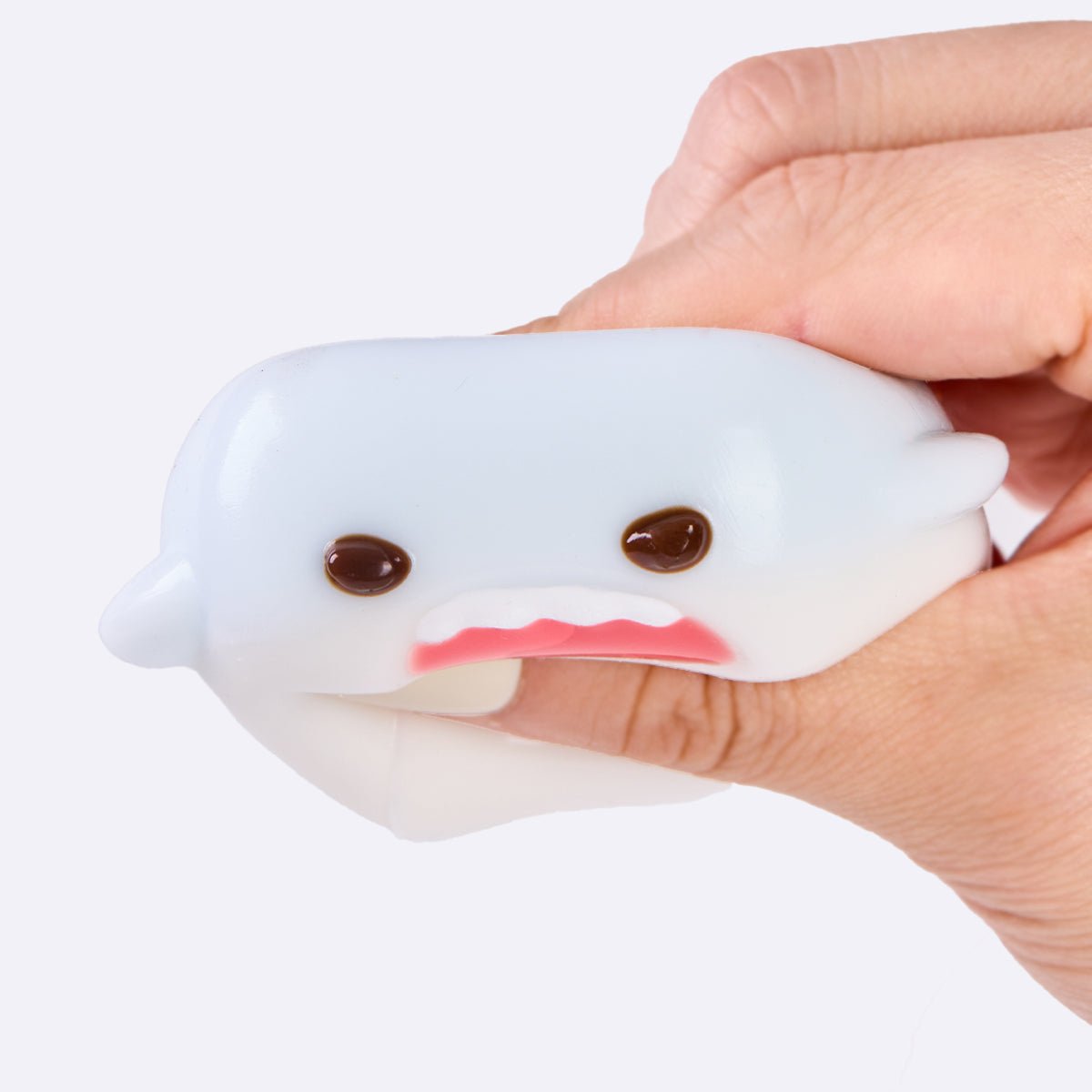 Light Blue Shark Cube Taba Squishy - Image 2