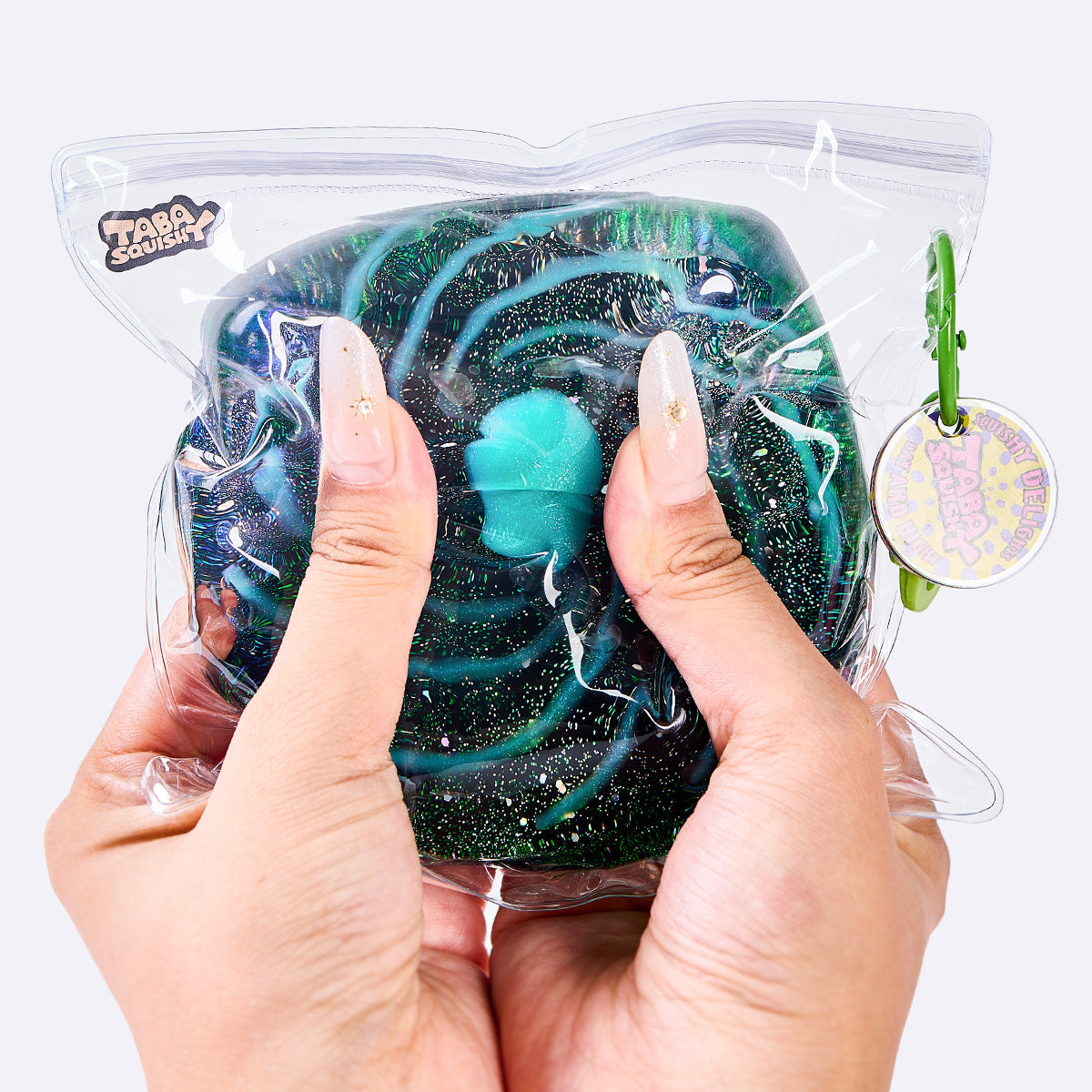 Nested Cyan Space Ice Cube Taba Squishy - Image 5