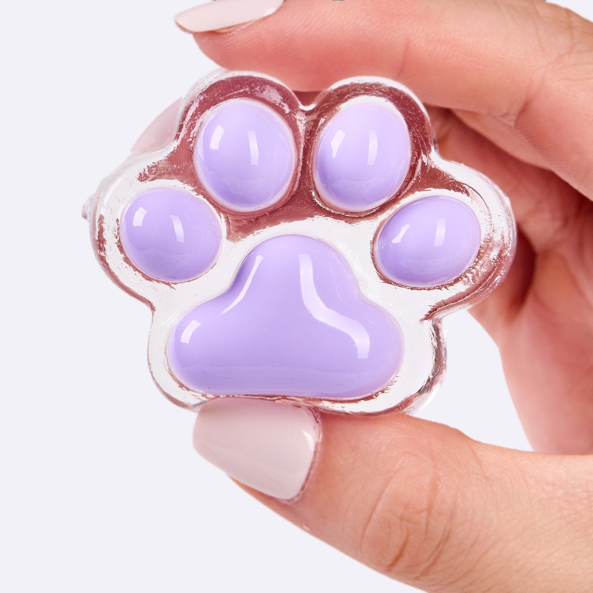 62g Transparent-purple Paw Taba Squishy - Image 4