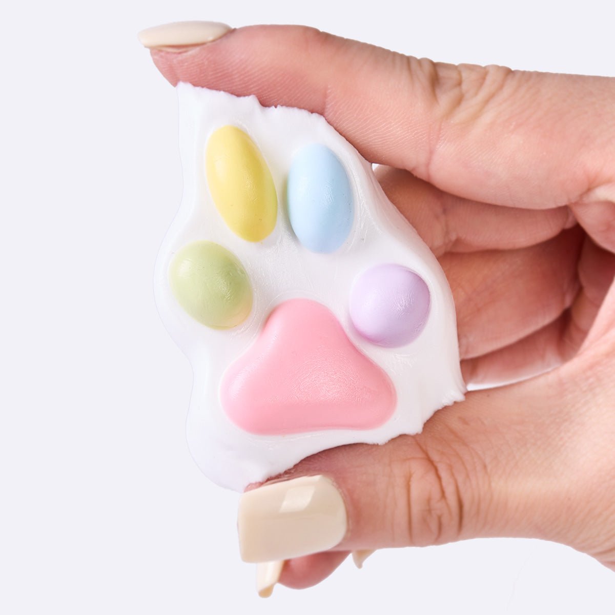45g White-colorful Paw Taba Squishy - Image 4