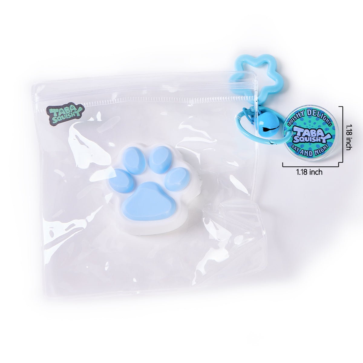 45g White-blue Paw Taba Squishy - Image 6