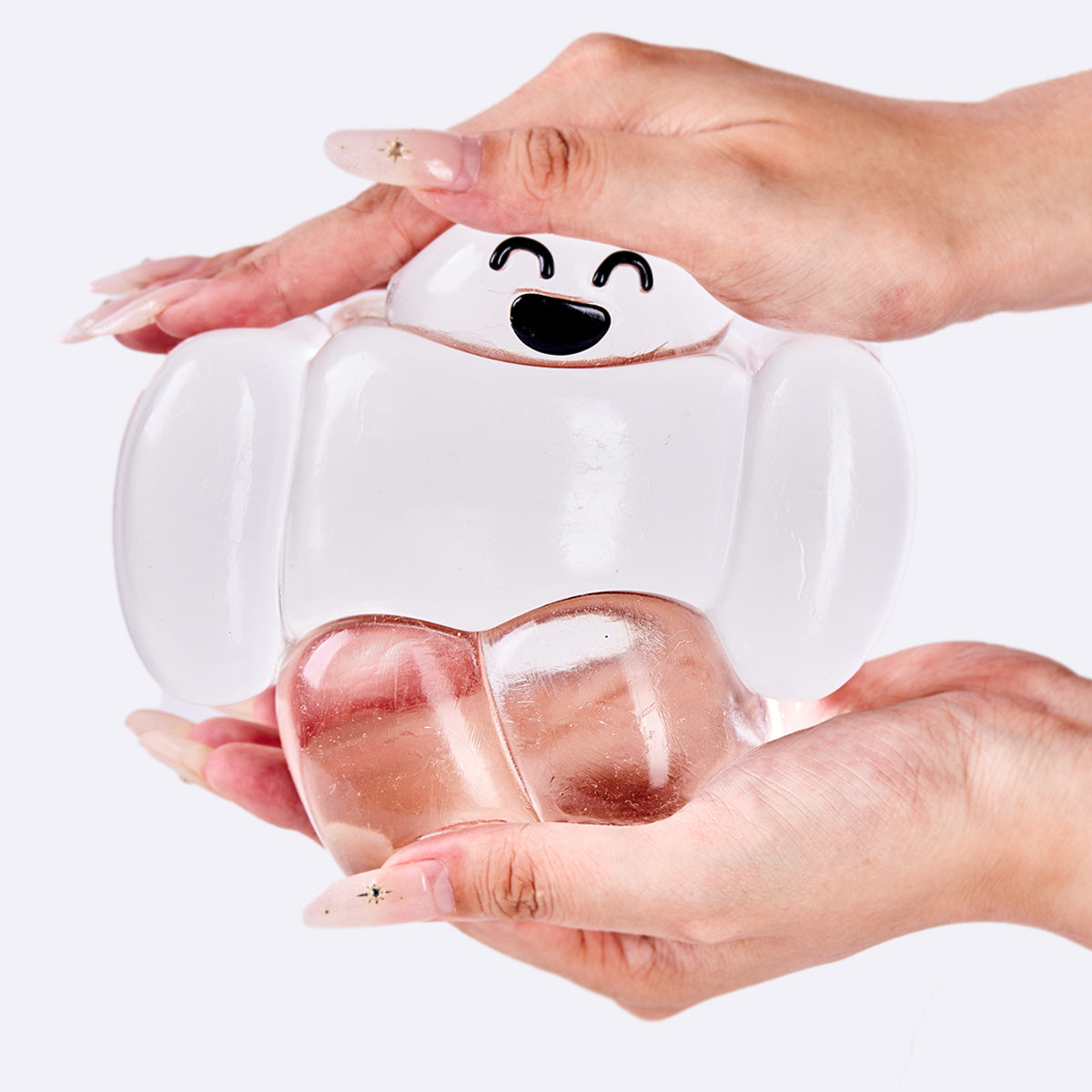 Jumbo Clear Robot Taba Squishy - Image 2