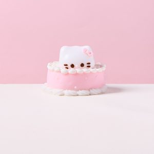 Pink Kitten Birthday Cake Taba Squishy