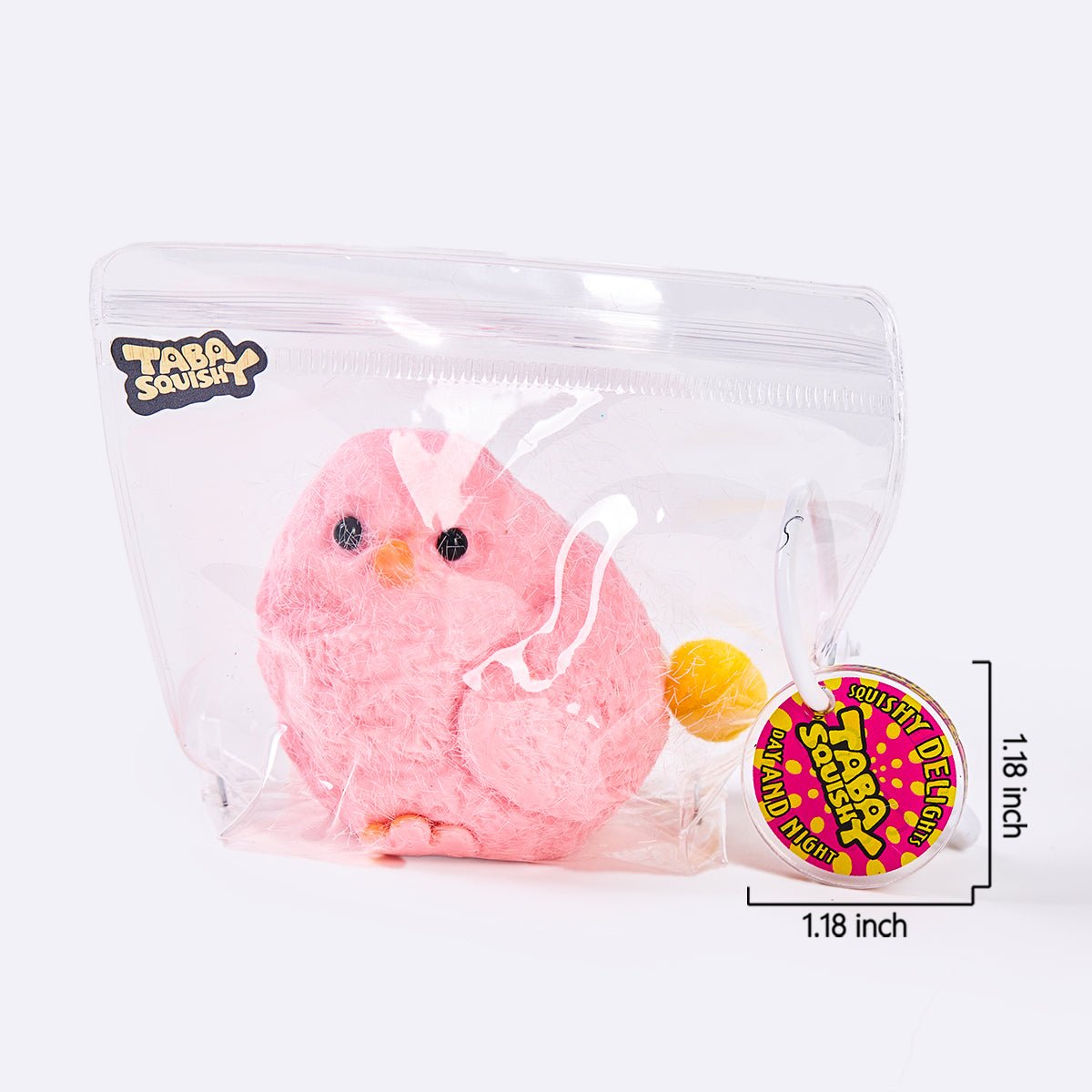 90g Pink Chick Taba Squishy - Image 6