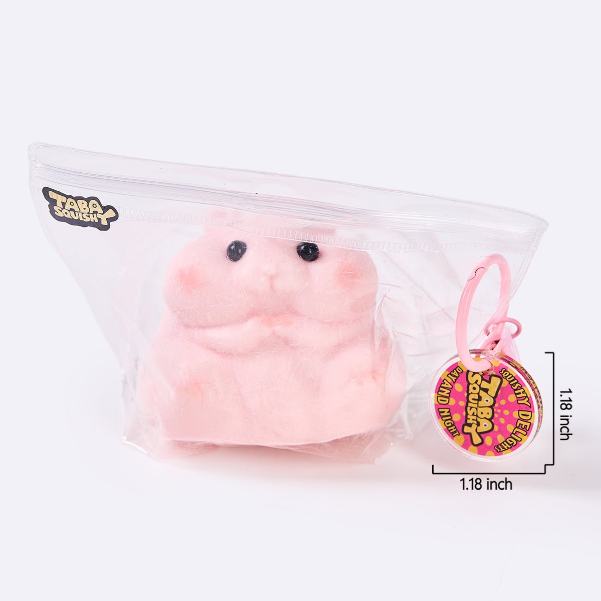 150g Pink Hamster Taba Squishy - Image 6
