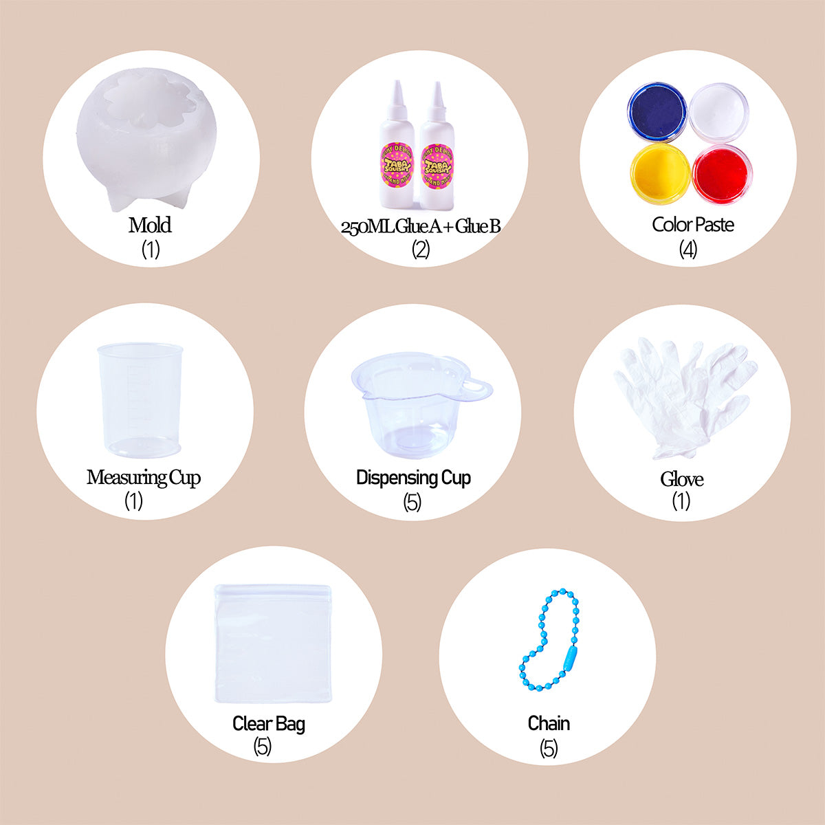 Halloween Pumpkin Taba Squishy DIY Mold Set - Image 4