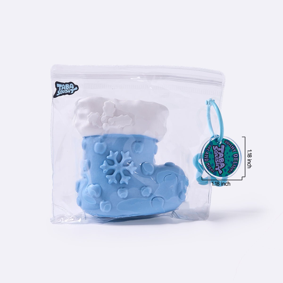 Light Blue Snow Boot Taba Squishy - Image 6