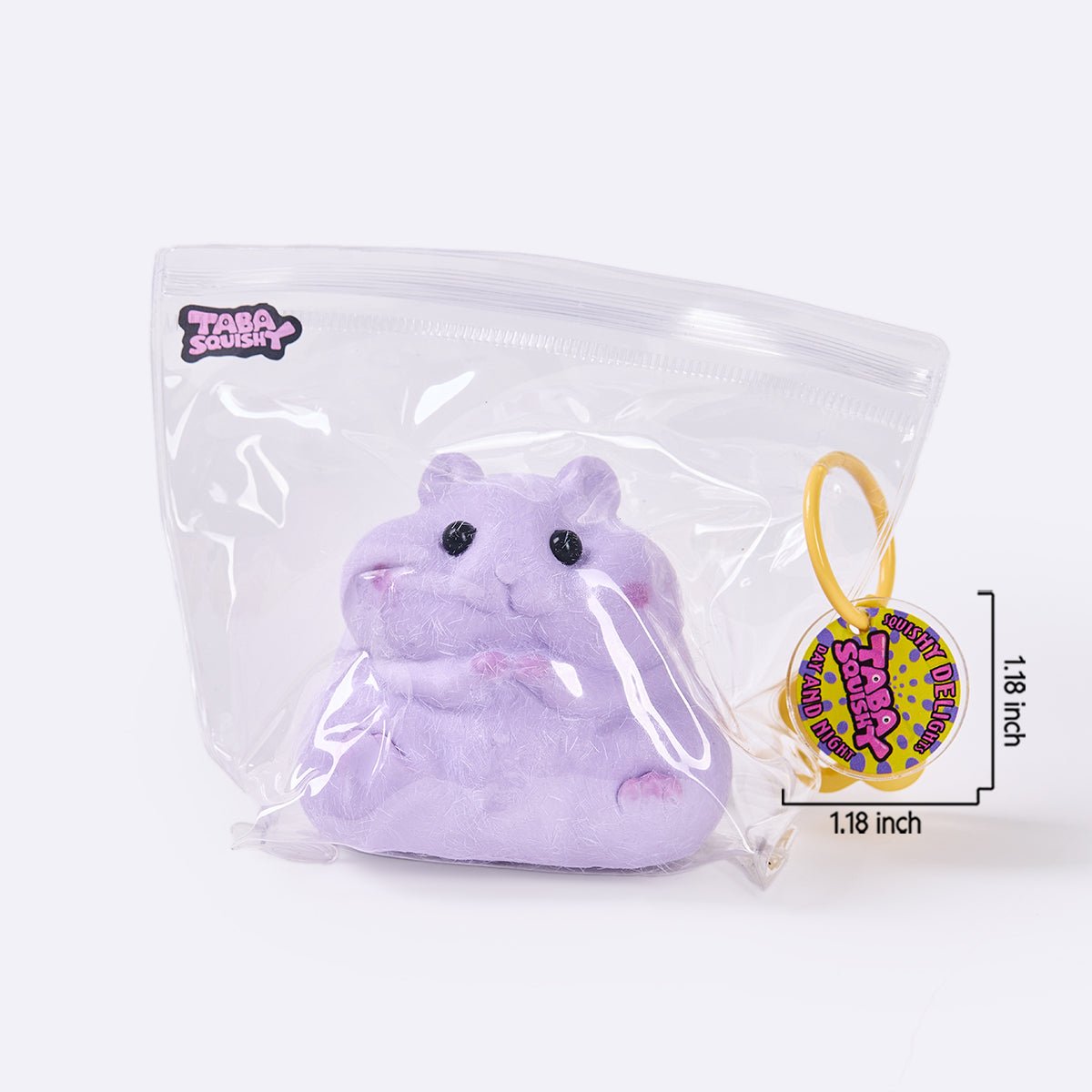150g Purple Hamster Taba Squishy - Image 6