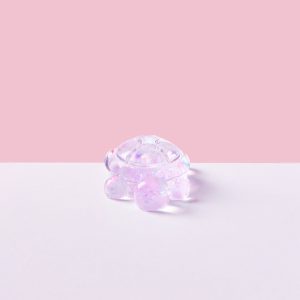 Blingbling Purple Cute Turtle Taba Squishy