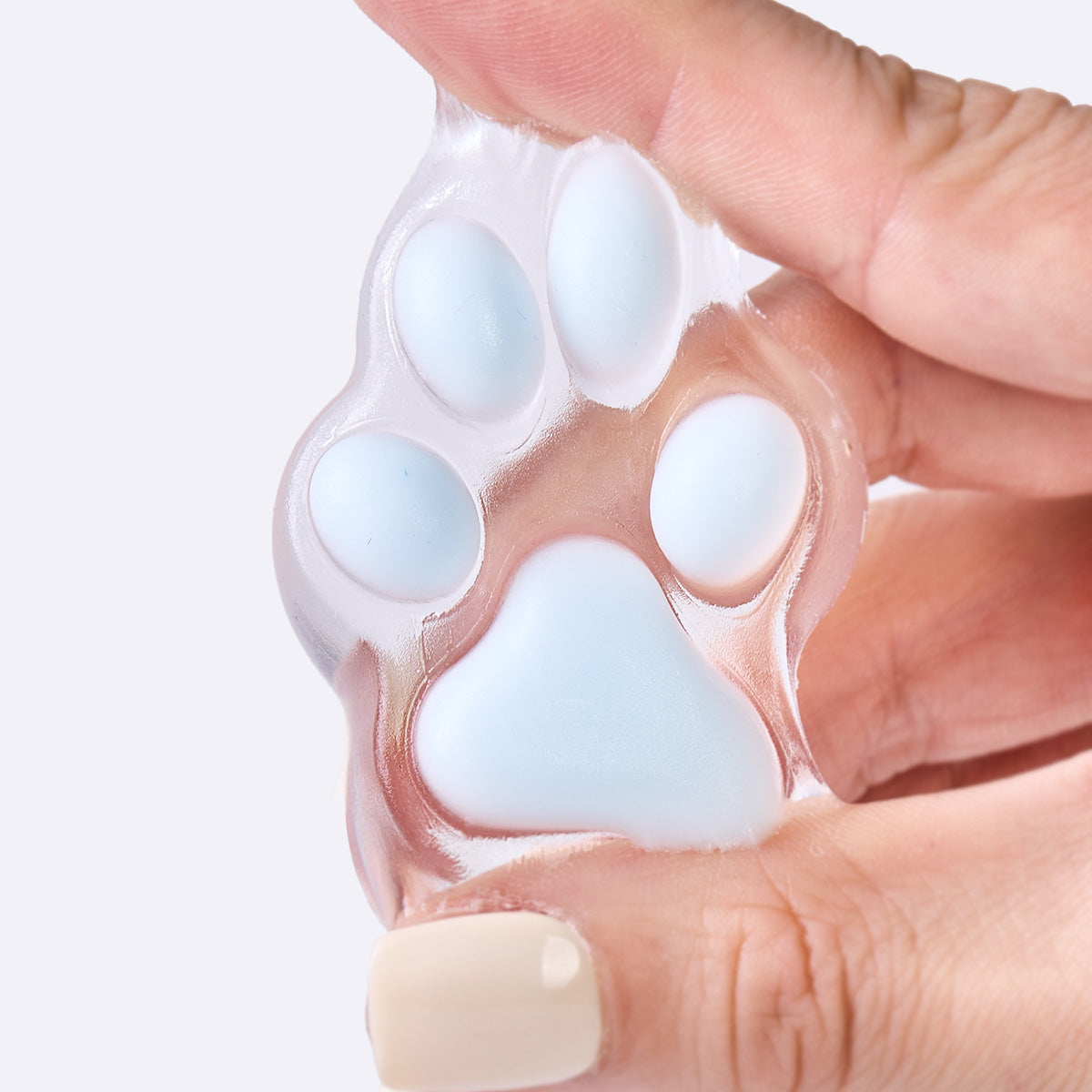 45g Transparent-blue Paw Taba Squishy - Image 4