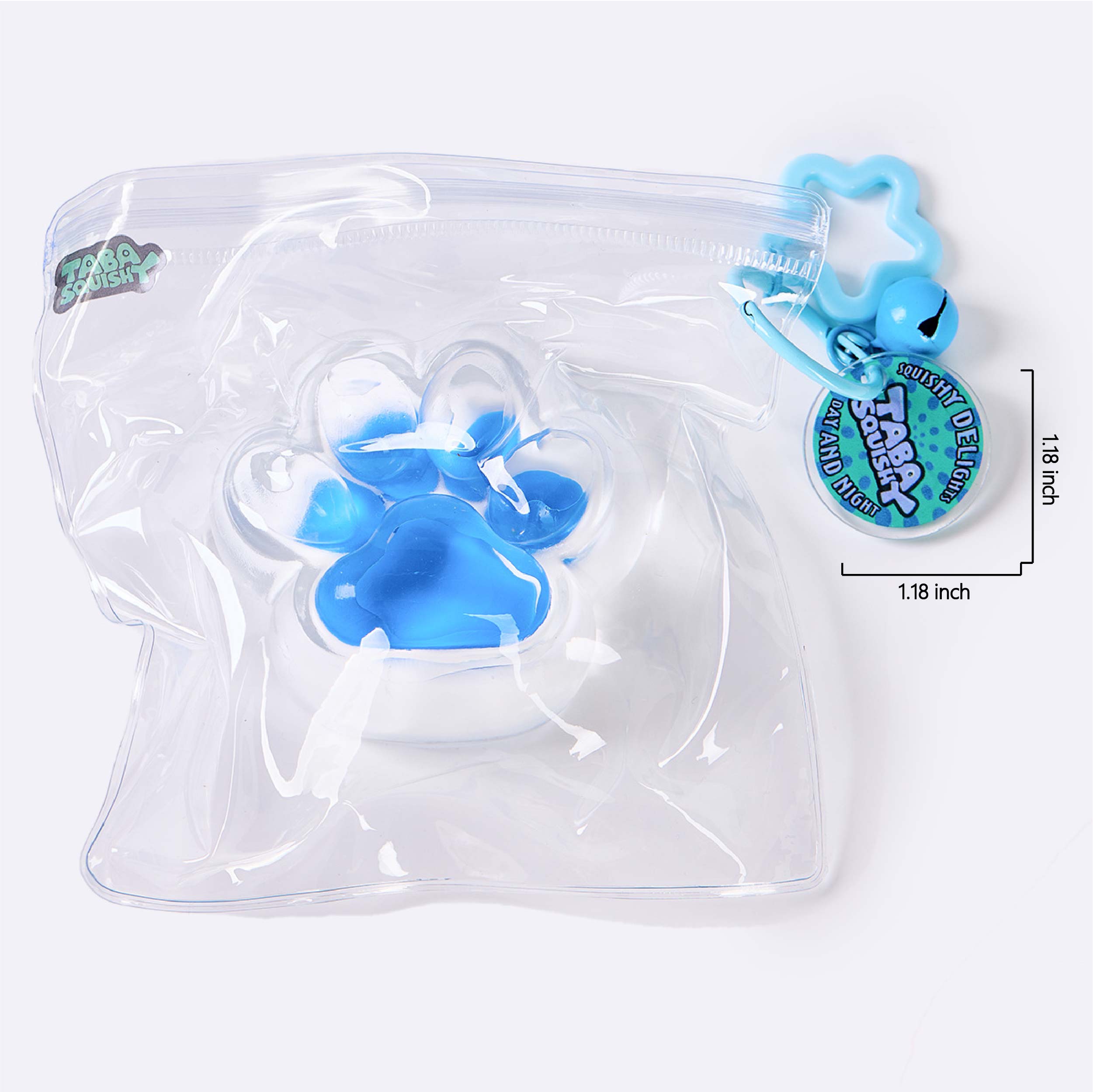 Nested Crystal-blue Paw Taba Squishy - Image 5