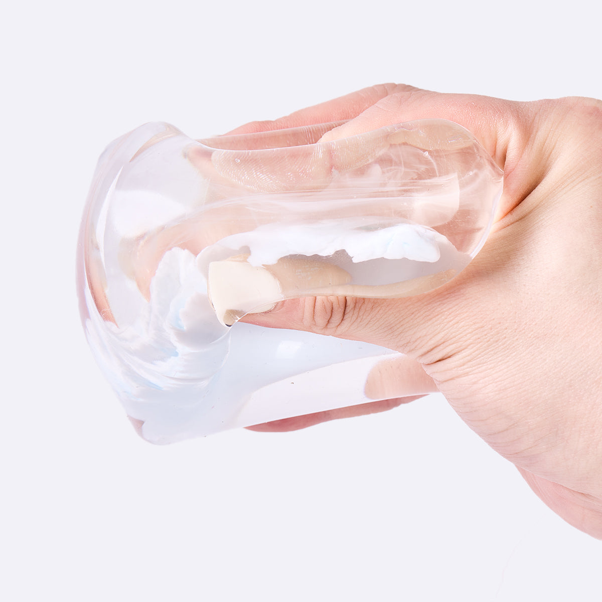Nested Crystal Snow Mountain Taba Squishy - Image 2