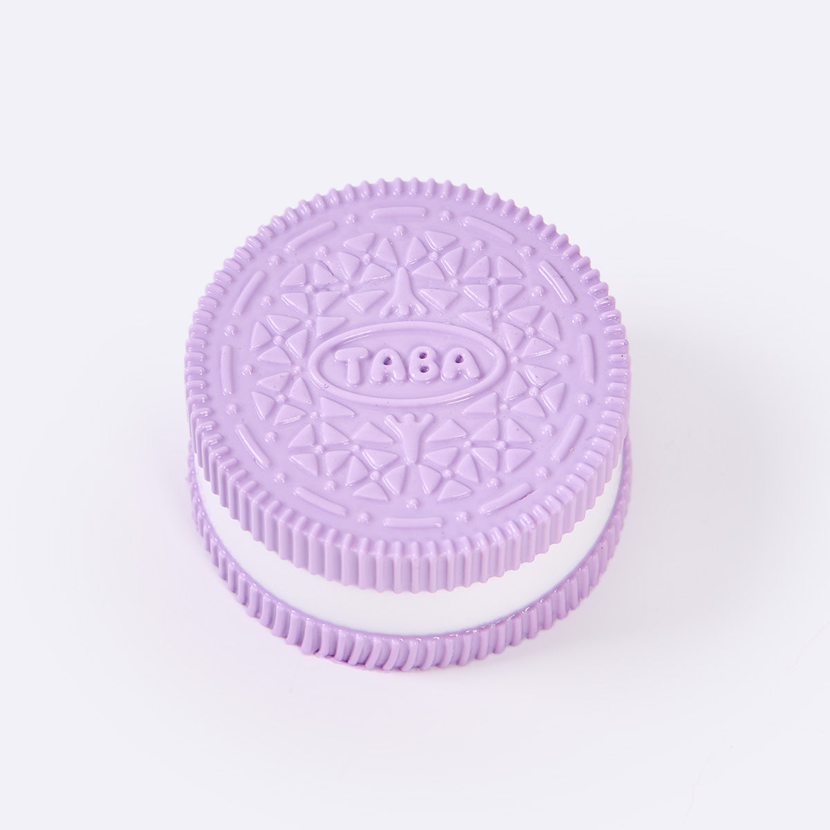 60g Purple-white Sandwich Cookie Taba Squishy