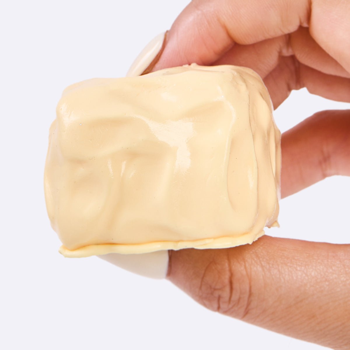Beige Ice Cube Taba Squishy - Playdough Like - Image 4