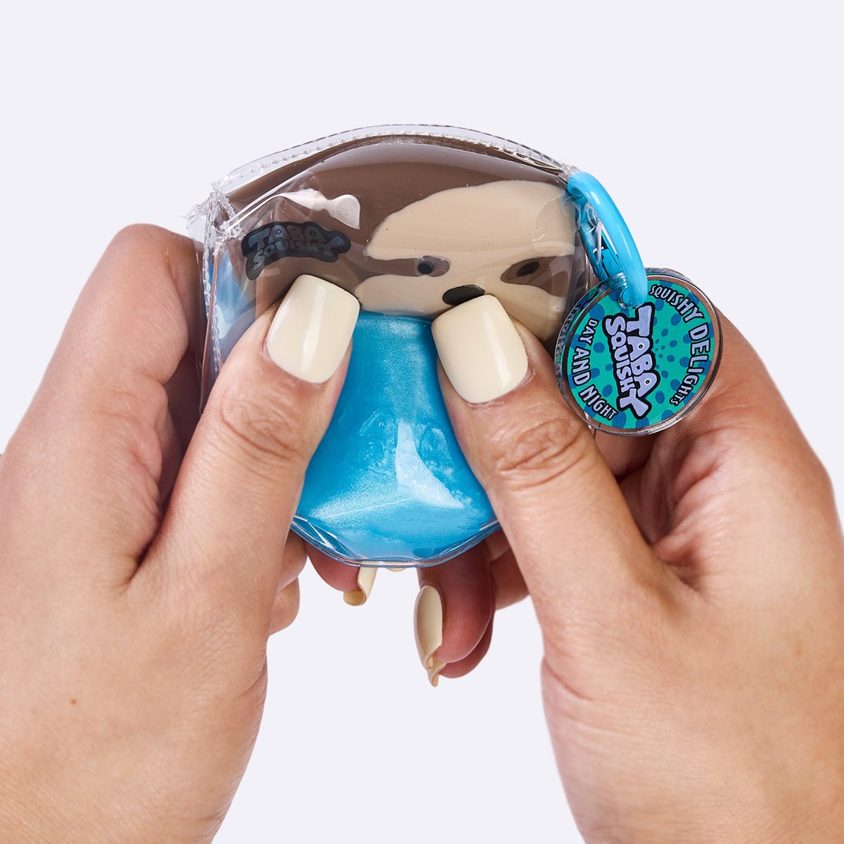Little Sloth on Blue Ball Taba Squishy - Image 2