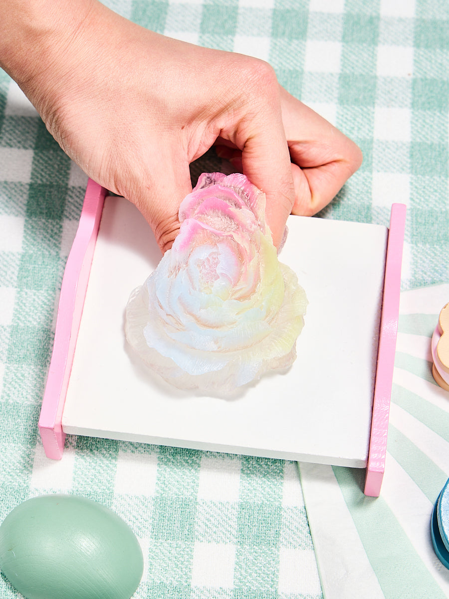 Transparent-colorful Peony Flower Taba Squishy - Image 6
