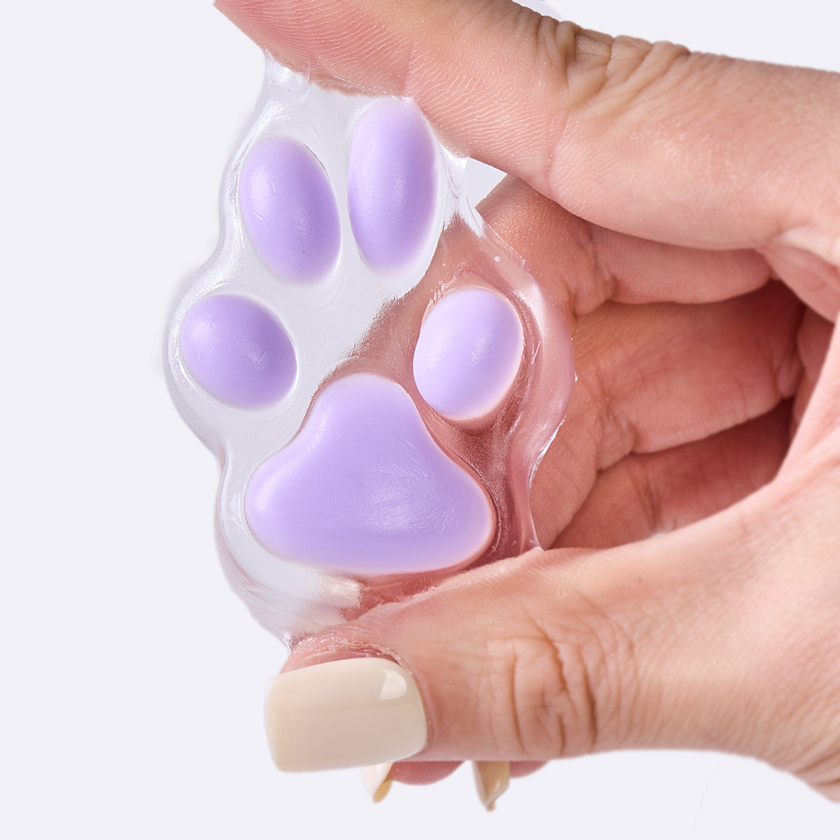 45g Transparent-purple Paw Taba Squishy - Image 4